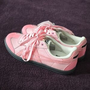 Onitsuka Tiger by Asics Pink and White Sneakers
